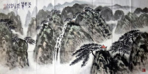 王鴻雁-山水作品（四尺整張）