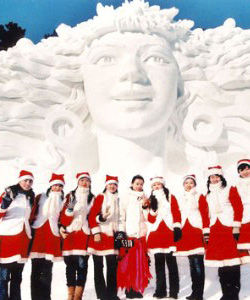 雪雕淨月女神 雪雕淨月女神