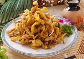 油炸平菇 油炸平菇