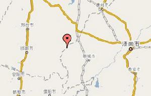 （圖）潘莊鎮在山東省內位置