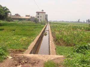 村裡的水利工程