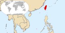 台灣地區（台澎金馬）的地理位置