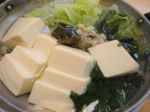 白菜豆腐味噌汁 白菜豆腐味噌汁