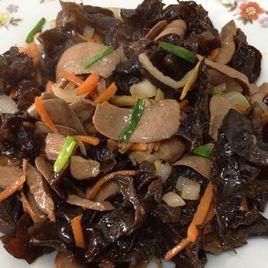 木耳炒腰花 木耳炒腰花
