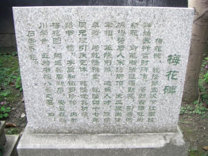 梅花碑 梅花碑