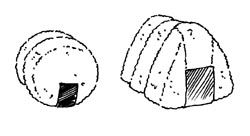 (圖)萊恩最喜歡的飯糰。