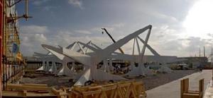 挪威國家館最主要的部分已經完工