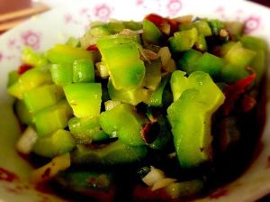 豆瓣燒苦瓜