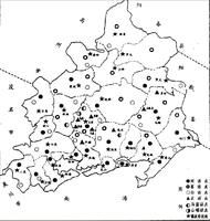 電白方言分布示意圖（含現茂港區）