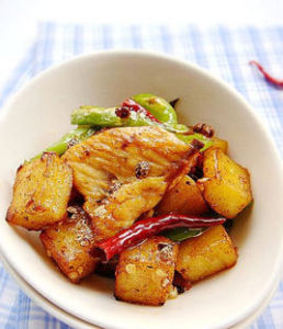 薯香花椒雞 薯香花椒雞