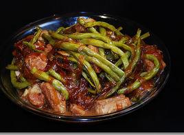 豆角燜排骨