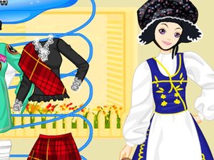 民族服飾女孩 民族服飾女孩