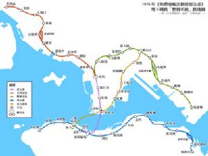 （圖）地下鐵路“整個系統”路線圖