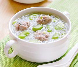 蠶豆米肉丸湯 蠶豆米肉丸湯