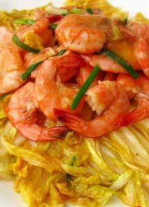 娃娃菜炒雙鮮 娃娃菜炒雙鮮