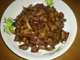 香煸孜然雞心 香煸孜然雞心