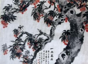 一本萬荔圖軸 一本萬荔圖軸