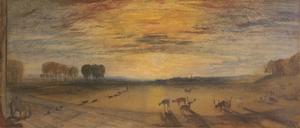 佩特沃斯公園:遠處的提靈頓教堂 佩特沃斯公園:遠處的提靈頓教堂