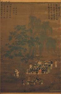 宋徽宗趙佶文會圖 宋徽宗趙佶文會圖