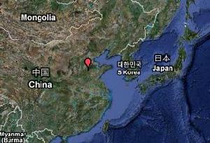 （圖）銅城鎮在中國位置