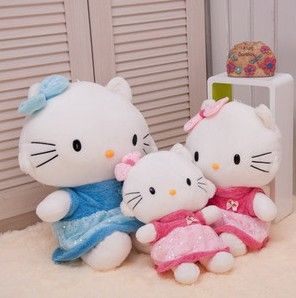 穿裙貓毛絨玩具 穿裙貓毛絨玩具