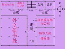 北二樓(圖書館北門進)平面圖