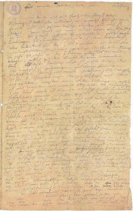 貝多芬手稿之一