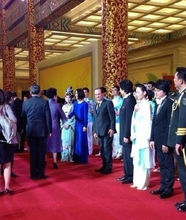 2013年尚雯婕出席國宴