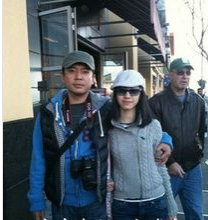 何政軍與女兒何雨果