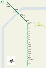 南京捷運3號線線路圖