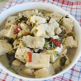 芥菜纓子燉豆腐 芥菜纓子燉豆腐