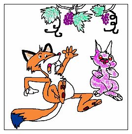 《狐狸吃葡萄》