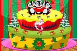 聖誕企鵝蛋糕 聖誕企鵝蛋糕