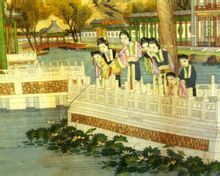 清本紅樓夢圖四美垂釣 清本紅樓夢圖四美垂釣