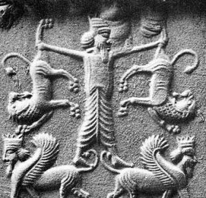 吉爾伽美什捕獲獅子