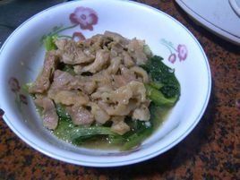 生菜炒豬肉 生菜炒豬肉