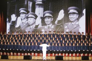 （圖）將軍後代合唱團合唱《東方紅》等經典歌曲