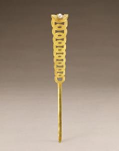 金鏨連環花簪 金鏨連環花簪