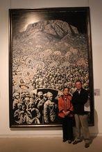 版畫《重於泰山》