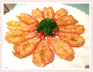 蛋煎大蝦 蛋煎大蝦