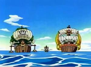 猿山聯合軍和經強化的梅利號