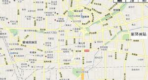 新鄭州站所在位置