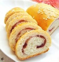 藍莓果醬麵包卷 藍莓果醬麵包卷