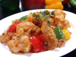 醋溜素魚片 醋溜素魚片