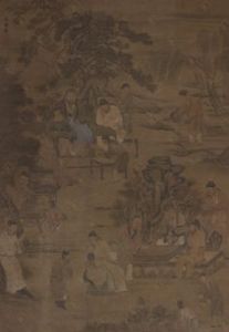 文會圖軸 文會圖軸