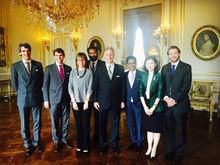 苗綠作為“國際青年領袖代表”受比利時國王接見