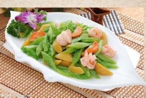 苦瓜拌蝦仁 苦瓜拌蝦仁