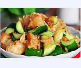 油條拌黃瓜 油條拌黃瓜