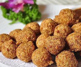 炸白膘玫瑰球 炸白膘玫瑰球