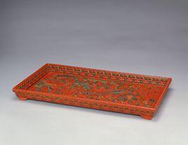 剔彩百子睟盤 剔彩百子睟盤